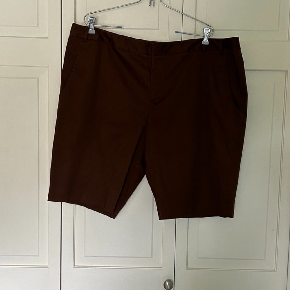 Coldwater Creek Brown Shorts Size 20 - Picture 2 of 8